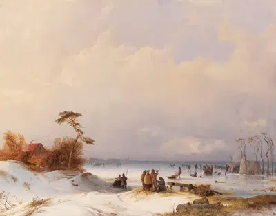 Ледяные удовольствия by Карл Хилгерс, 1843 — digital art print download