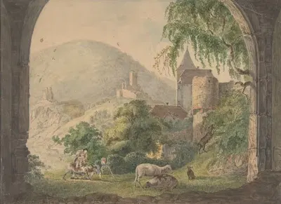 Четыре замка Некарштейнаха by Карл Филипп Фоор, 1800–1818 — digital art print download