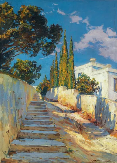 Afternoon Sun, Crimea by Constantin Westchiloff — digital art print download
