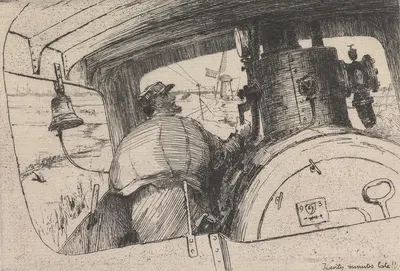 Twenty Minutes Late!! No. 2 by Sir Frank Short, 1893 — digital art print download