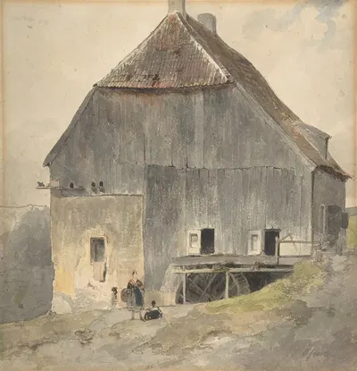 Watermill by Ernst Erwin Oehme — digital art print download