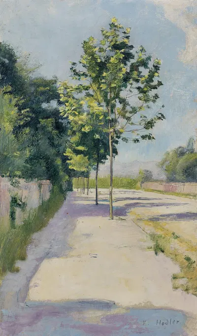 Street Of St. Georges by Ferdinand Hodler — digital art print download