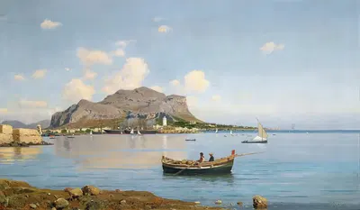 Гора Пеллегрино, Палермо by Франческо Лоджаконо — digital art print download