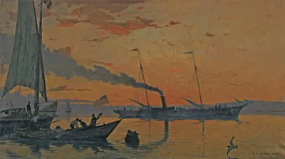 Sunset Atmosphere by François Bocion — digital art print download