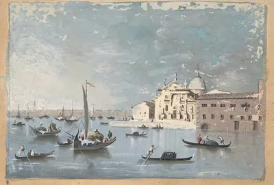 Вид на Исола ди Сан-Джорджо Маджоре by Джакомо Гварди, 1764–1835 — digital art print download