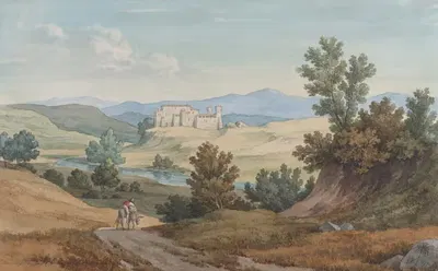 Вилла Пазино by Густав Вильгельм Пальм, 1854 — digital art print download
