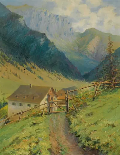 Сюка, Лихтенштейн by Ганс Гантнер, 1901 — digital art print download