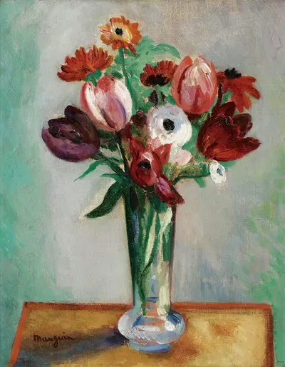 Tulipes Et Renoncules by Анри Мангин, 1926 — digital art print download