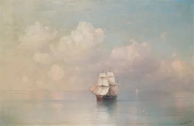Спокойное море by Иван Константинович Айвазовский — digital art print download