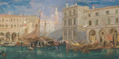 The Orange Market, Venice by James Holland, 1867 — digital art print download
