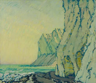 Утесы Балтийского моря by Иоганн Вальтер-Курау, 1914 — digital art print download