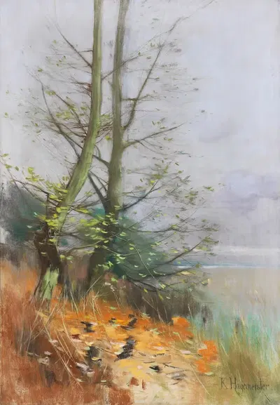Осень by Карл Хагемейстер, 1900 — digital art print download