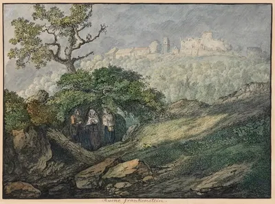 Руины Франкенштейна, Зима by Карл Филипп Фоор, 1813 — digital art print download