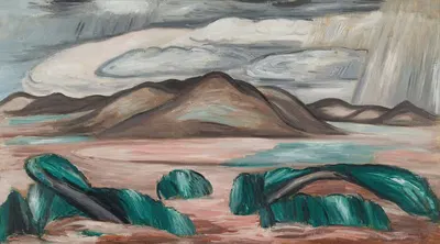 New Mexico Recollection No. 8 by Marsden Hartley, 1923 — digital art print download