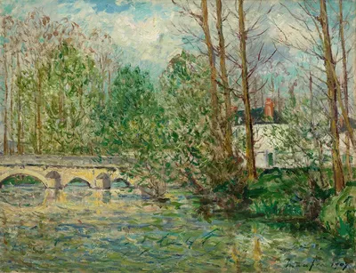Весенний пейзаж в Лавардине, Луар и Шер by Максим Мофра, 1907 — digital art print download