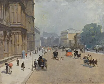 Parliament Street, London by Paolo Sala — digital art print download