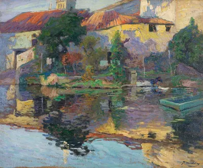 Bauernhaus in der Saintonge by Paul Madeline, 1919 — digital art print download