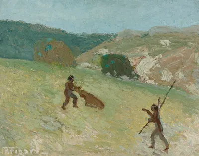Caza by Pedro Figari — digital art print download
