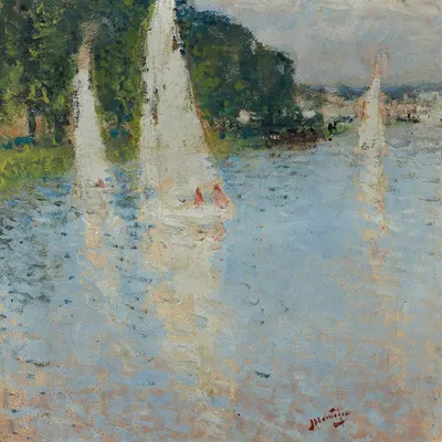 Les Voiliers by Pierre-Eugène Montézin — digital art print download