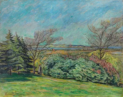 Вид с Франценсберга by Тео фон Брокхузен, 1909 — digital art print download