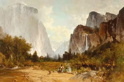 Долина Йосемити by Томас Хилл, 1880 — digital art print download