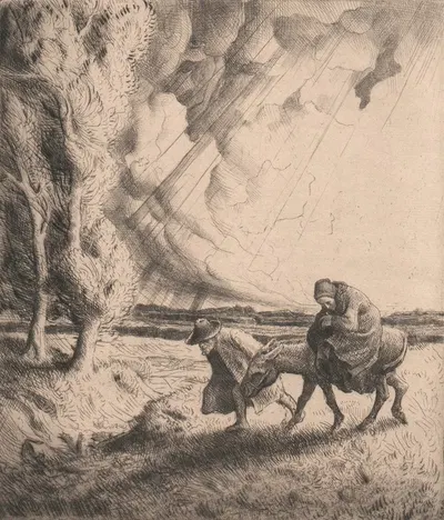 Flight into Egypt by William Strang — digital art print download