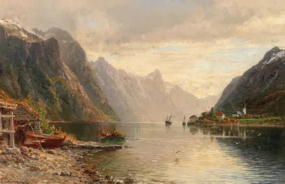 Фьельдландшафт by Андерс Аскевольд, 1891 — digital art print download