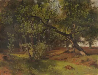 Пейзаж у Аумюле by Аскан Луттерот, 1865 — digital art print download