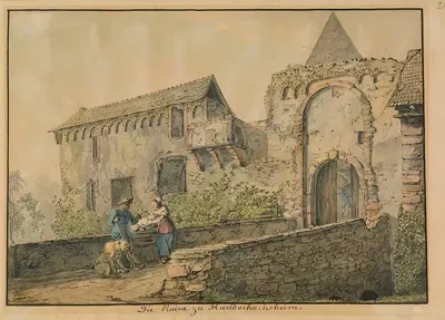Руины Тифбурга в Хандшухсхайме by Карл Филипп Фоор, 1813 — digital art print download