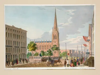 Церковь Троицы by Чарльз Аутенриет, 1850 — digital art print download