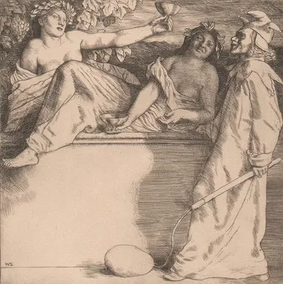 The Feast of Bacchus by William Strang — digital art print download