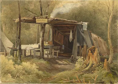 Astor House by Frederick Frank Durand, 1869 — digital art print download