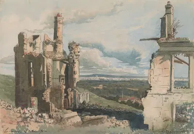 Разрушение Сюрсен by Пьер Жорж Жанио, 1871 — digital art print download