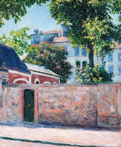 Дома в Аржантёе by Гюстав Каййботт, 1883 — digital art print download