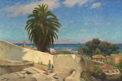 Вид на Пуэрто Оротава, Тенерифе by Ханс Бохрдт, 1924 — digital art print download