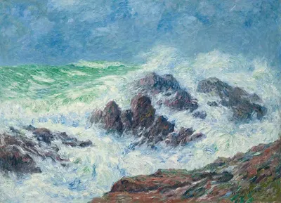 Гроза в Сен-Гренобле, мыс Пемарка by Генри Морет, 1905 — digital art print download