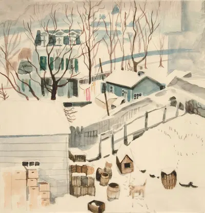 Backyards by Hermann Post — digital art print download
