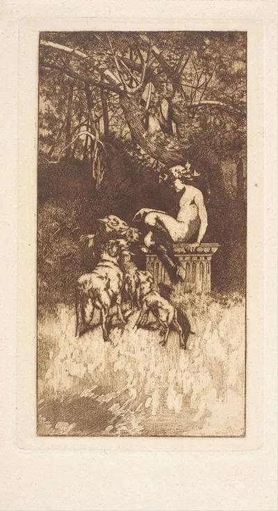 Allegorical Composition by Александр де Рикер — digital art print download
