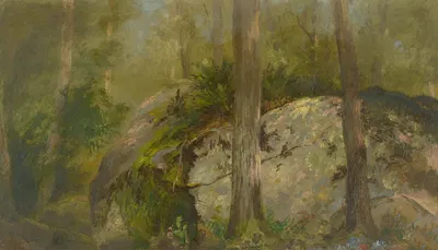 Forest Scene by John Ferguson Weir — digital art print download
