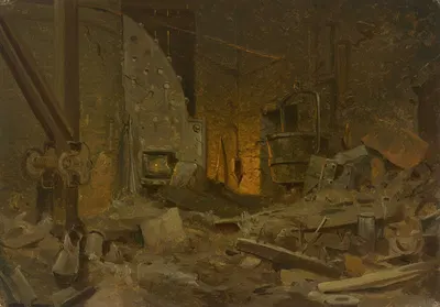 West Point Foundry, Cold Spring, New York (Rabbit) by John Ferguson Weir — digital art print download