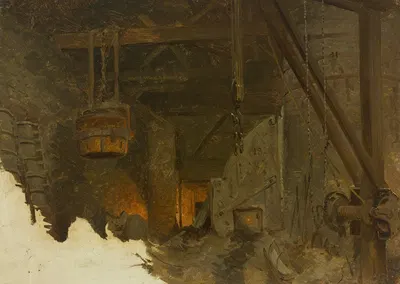 West Point Foundry, Cold Spring, New York by John Ferguson Weir — digital art print download