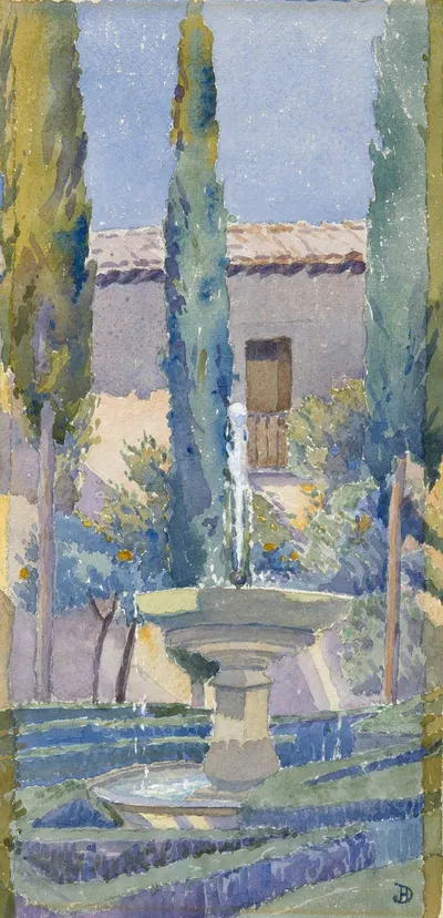 The Patio by John Ireland Howe Downes — digital art print download