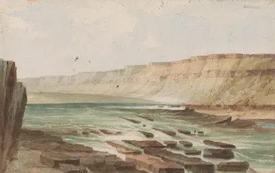 Columbia River Mouth of Des Shutes by John Mix Stanley, 1854 — digital art print download