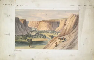 Marias River by John Mix Stanley, 1854 — digital art print download