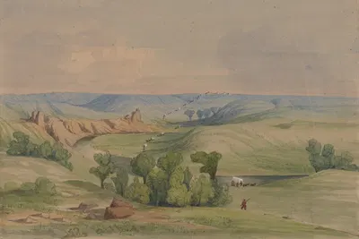 Near Mouse River by John Mix Stanley, 1854 — digital art print download