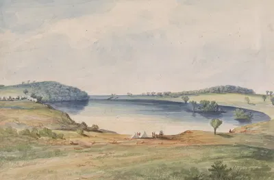 Pike Lake M.T. by John Mix Stanley, 1854 — digital art print download