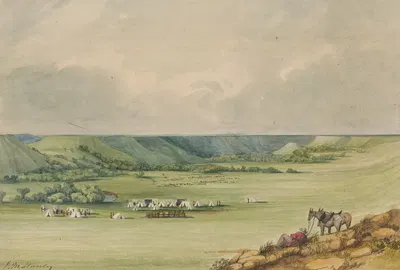 Sheyenne River by John Mix Stanley, 1854 — digital art print download