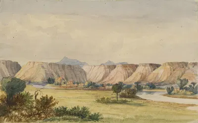 Teton Valley by John Mix Stanley, 1854 — digital art print download