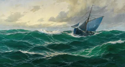 Морской пейзаж by Макс Йенсен — digital art print download