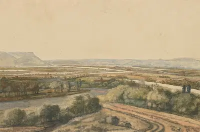 Речной пейзаж by Филипс Конинк — digital art print download